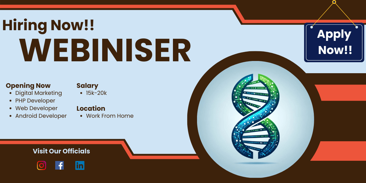 Webiniser carousal home page